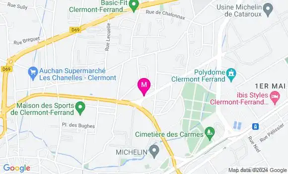 Localisation Dr Cécile Guillemette