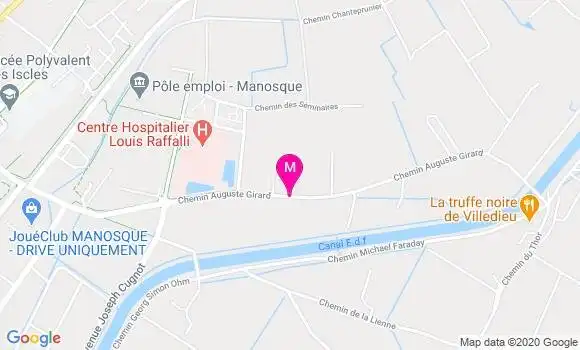 Localisation Dr Jean Pascal Gagnaire