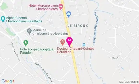 Localisation Dr Mathieu Leonard