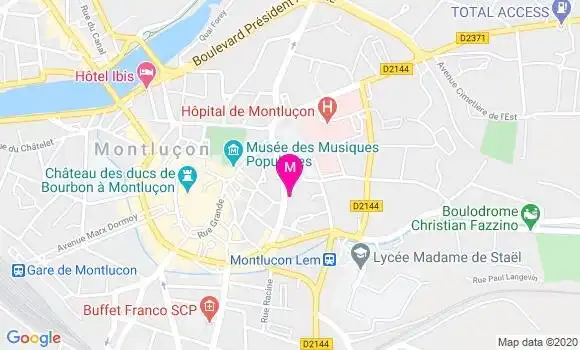 Localisation Dr Nathalie Chateau