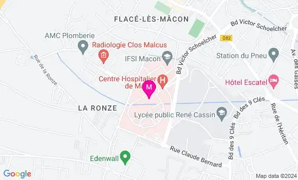 Localisation Dr Anne Laure Henry