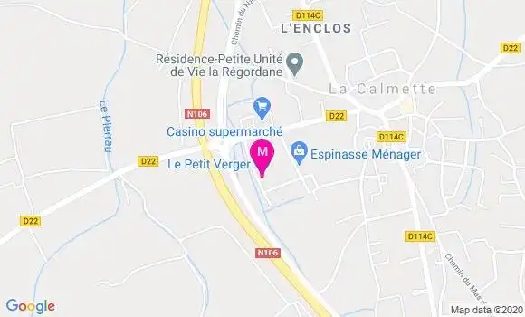 Localisation Dr Suzanne Cots Pons