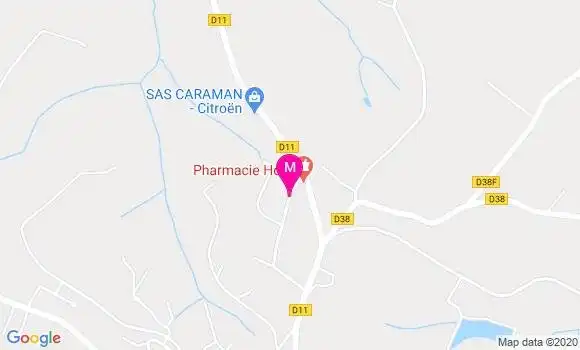 Localisation Dr Marc Lagente