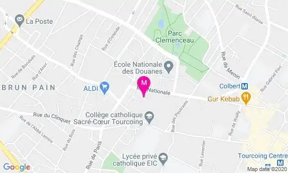 Localisation Dr Cecile Quievre