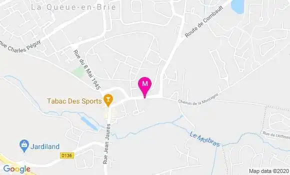 Localisation Dr Anne Marie Ladegaillerie
