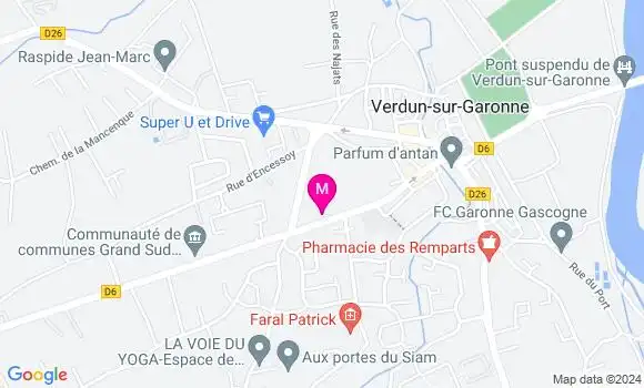 Localisation Dr Etienne Lasserre