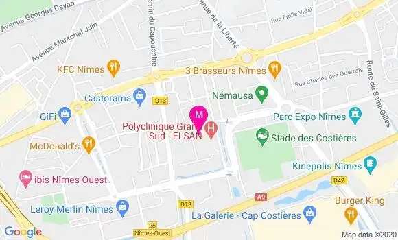 Localisation Dr Tiffany Mathieu