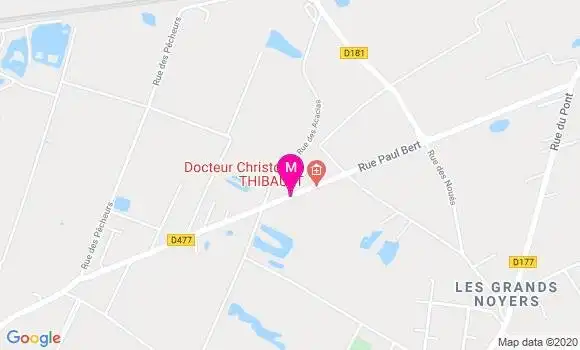Localisation Dr Christophe Thibault