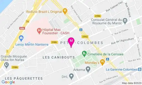 Localisation Dr Laura Techer