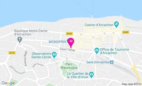 Localisation Dr Brigitte Fabre