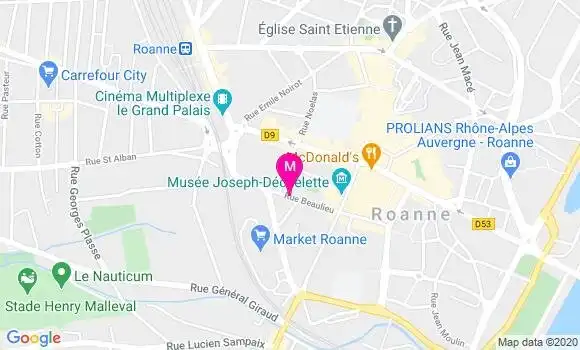 Localisation Dr Laurence Denis