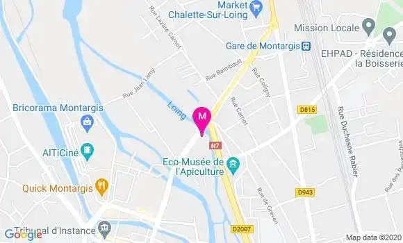 Localisation Dr Philippe Chauvin