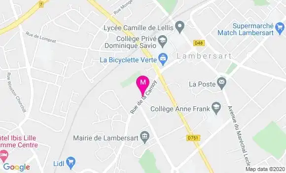 Localisation Dr Sidonie Grardel