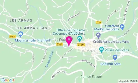 Localisation Dr Sylvain Robert