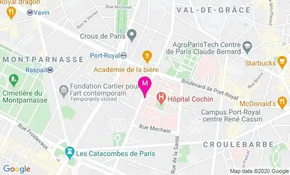 Localisation Dr Claudia Medrano Trochez