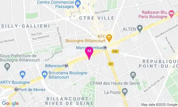 Localisation Dr Claude Paris
