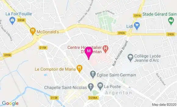 Localisation Dr Bruno Journe