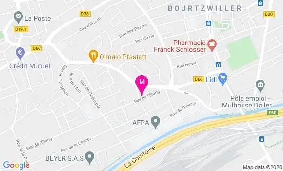 Localisation Dr Bruno Wilhelm