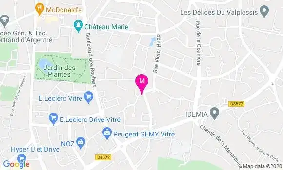 Localisation Dr Severine Dahirel
