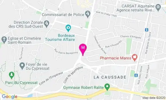 Localisation Dr Marie Helene Fabiani