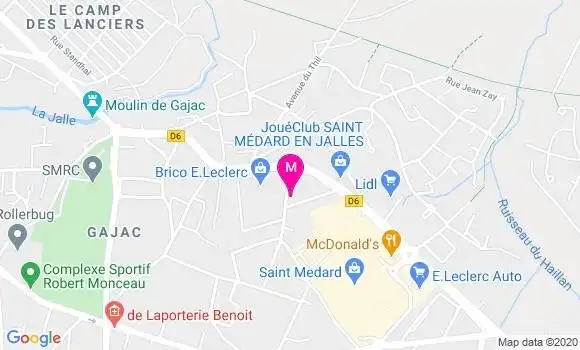 Localisation Dr Pascal Clement