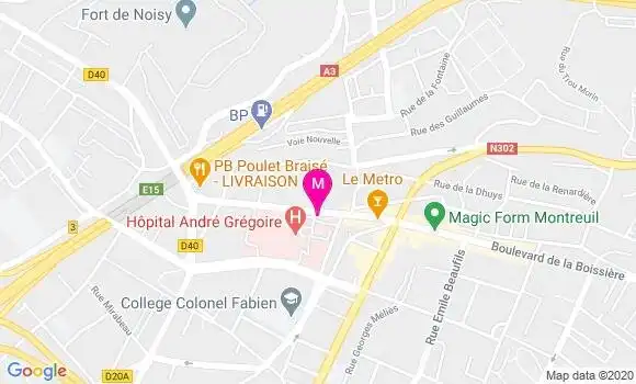 Localisation Dr Claire Marie Tissot