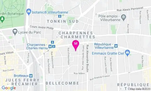 Localisation Dr Anne Laure Montet