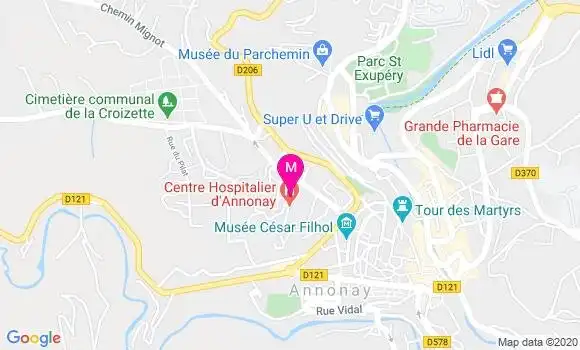 Localisation Dr François Brunel