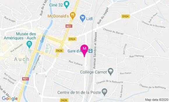 Localisation Dr Julie Collange
