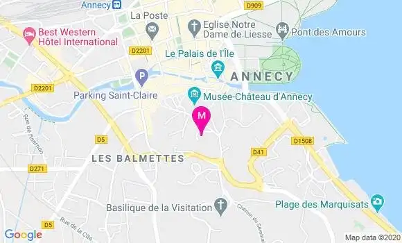 Localisation Dr Aurelien Roudet