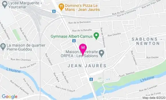 Localisation Dr Alexis Chalon