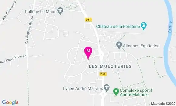 Localisation Dr Audrey Pedeboscq