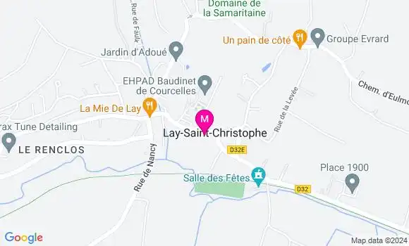 Localisation Dr Paul Arthur Mersch