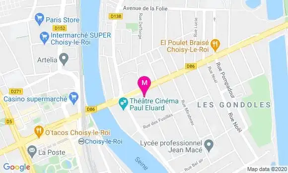 Localisation Dr Alexandre Salnikoff