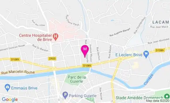 Localisation Dr Myriam Burguet Jayat