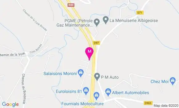 Localisation Dr Cedric Llorca