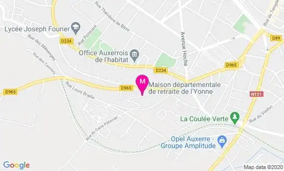 Localisation Dr Valerie Lafon