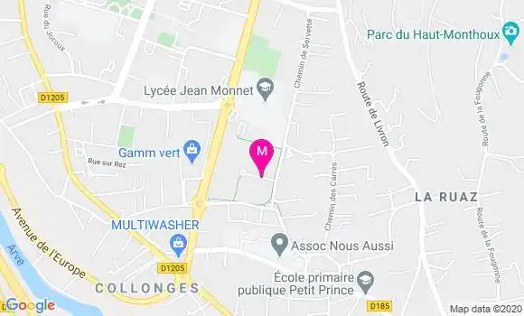 Localisation Dr Severine Baiardi