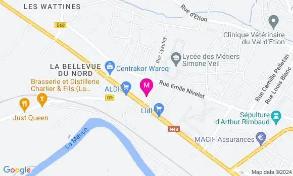 Localisation Dr Caroline Dautremay
