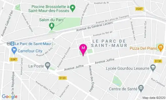 Localisation Dr Christophe Michel