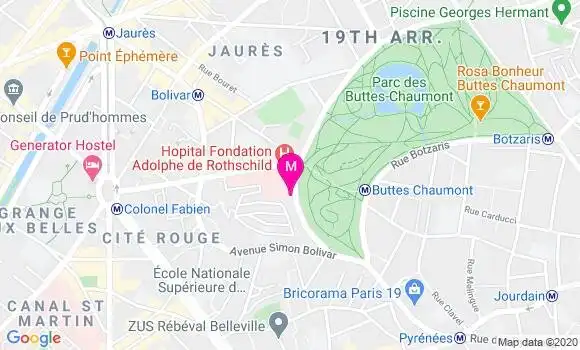 Localisation Dr Amelie Duvillier