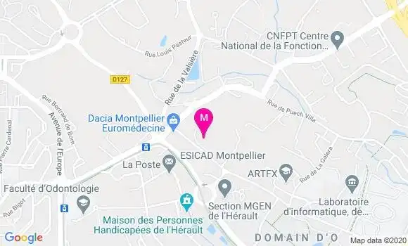 Localisation Dr Charline Raymond