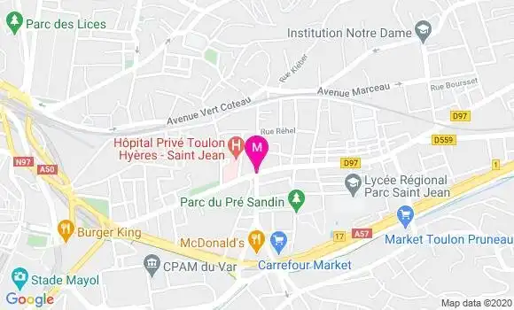 Localisation Dr Philippe Tchenio