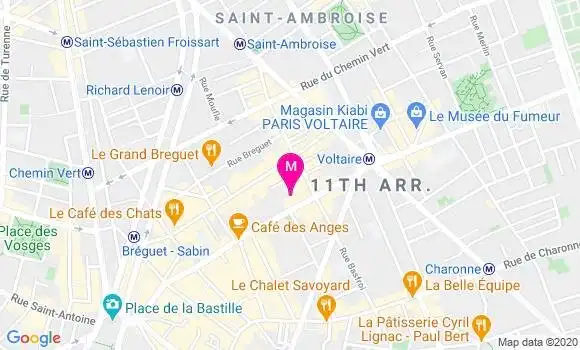 Localisation Dr Anne Bedos