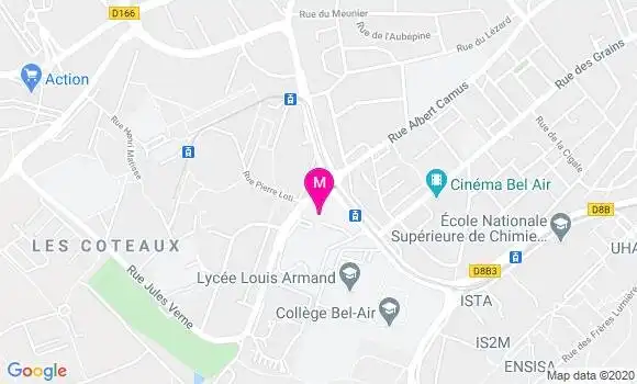Localisation Dr Andre Chapuis