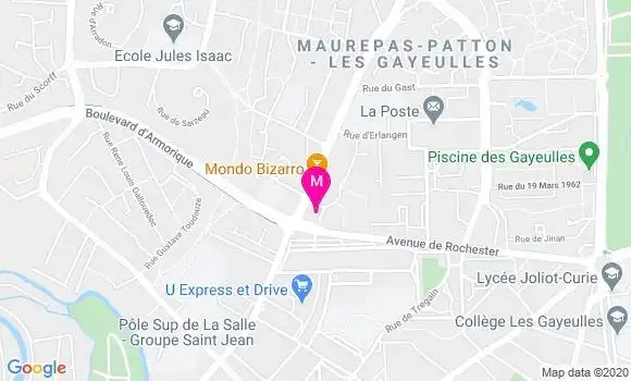 Localisation Dr Sylviane Le Goff
