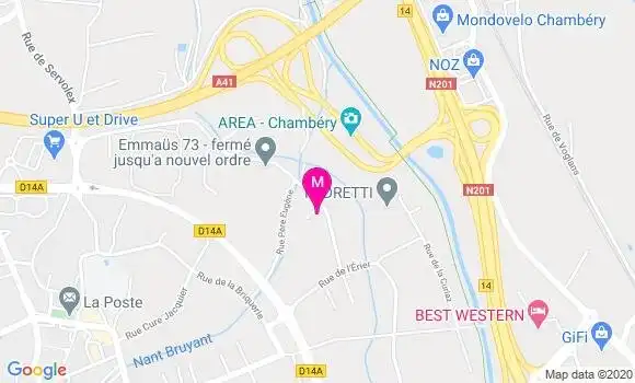 Localisation Dr Karine Roncey