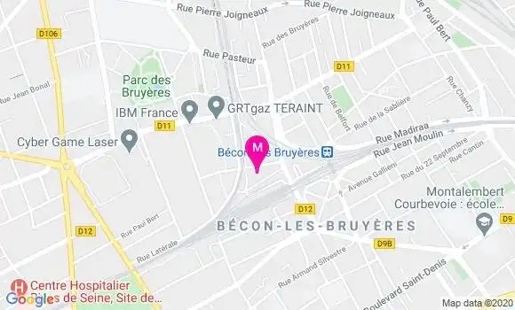 Localisation Dr Jean Paul Gros