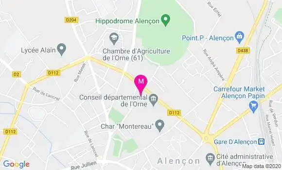 Localisation Dr Anne Celine Brosse