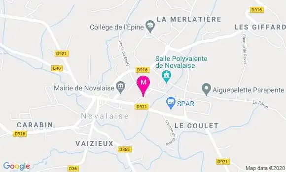 Localisation Dr Audrey Collomb Gery
